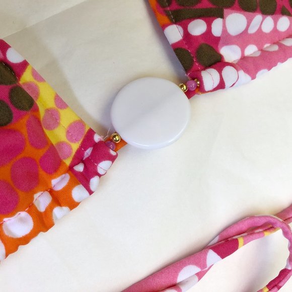 New Milly Cabana Candy String Bikini Top - Picture 5 of 8